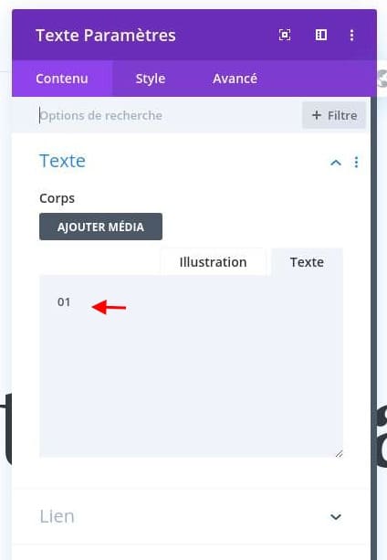 Ajouter module nombre divi Ajouter module nombre divi