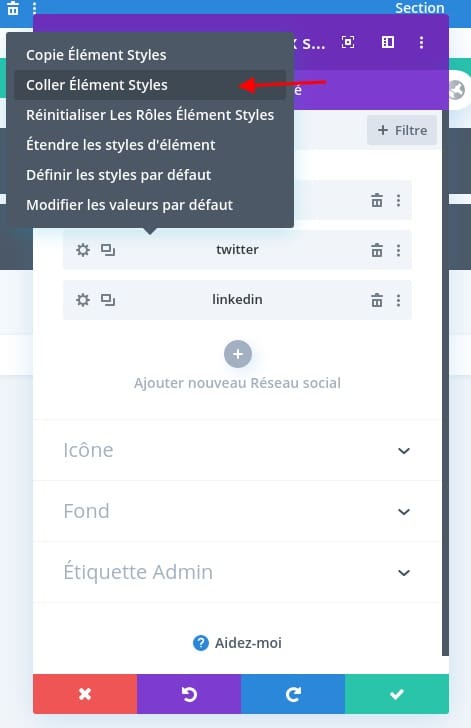 Coller style element divi Coller style element divi