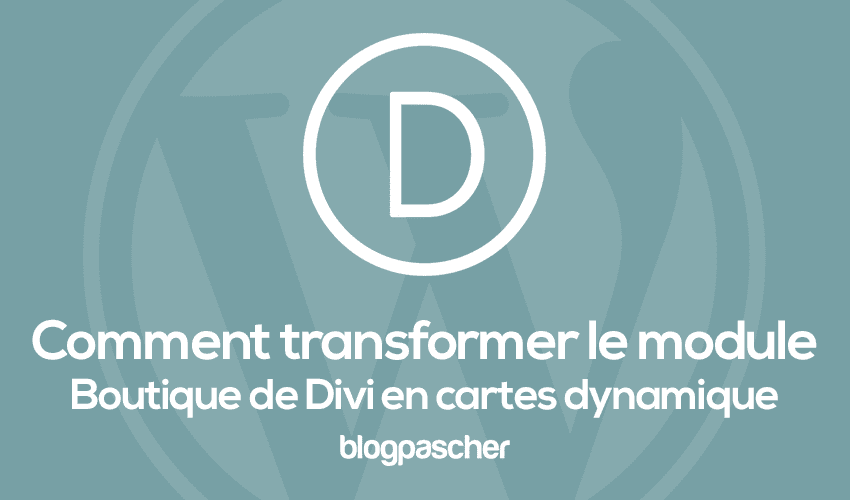 Transformer le module Shop de Divi en cartes dynamiques de produit sur mobile