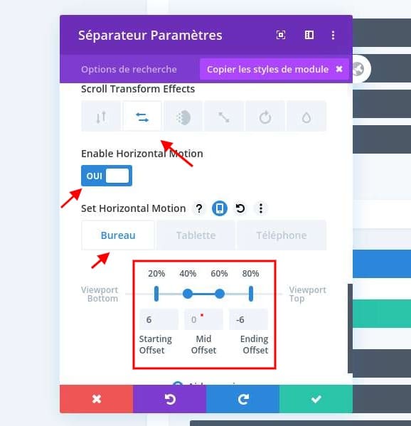 Configuration animation Configuration animation