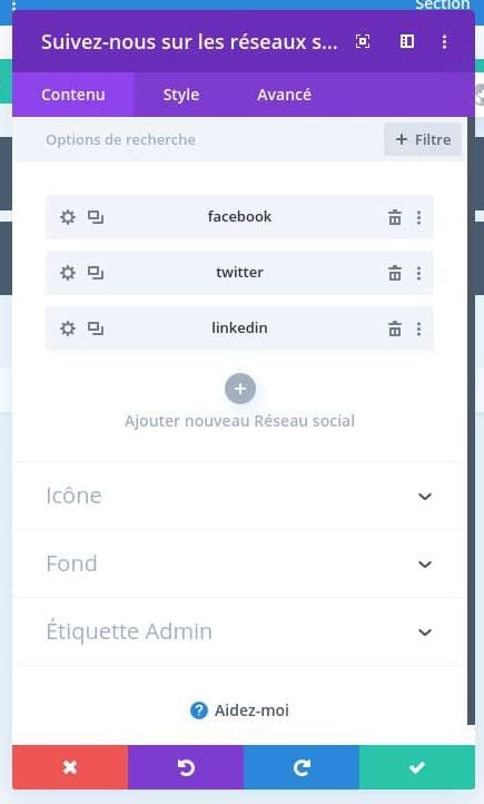Module suivez nous sur les réseaux sociaux Module suivez nous sur les réseaux sociaux