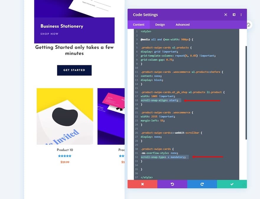 Personnaliser code css Personnaliser code css