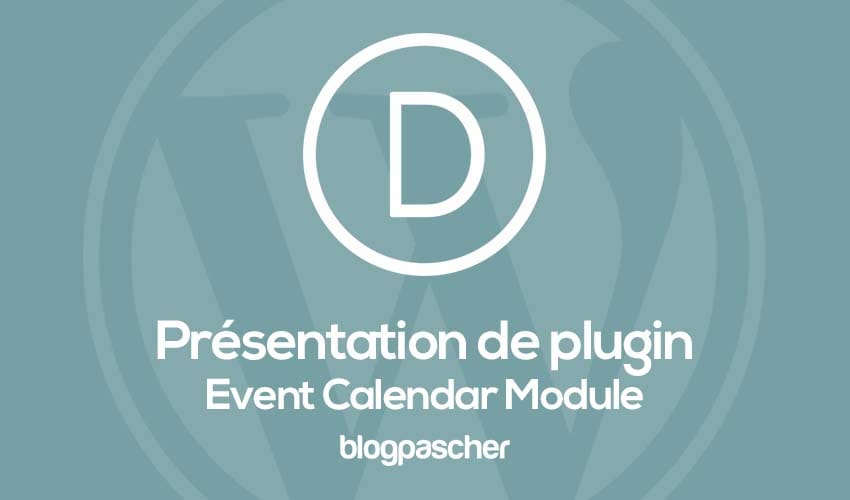 Présentation de plugin: Divi Events Calendar Module
