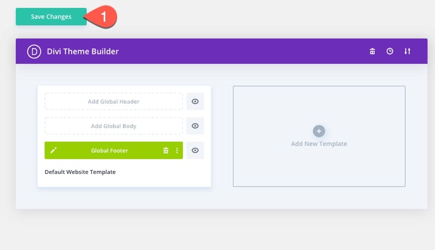 Registrer les modifications mise en page divi Registrer les modifications mise en page divi