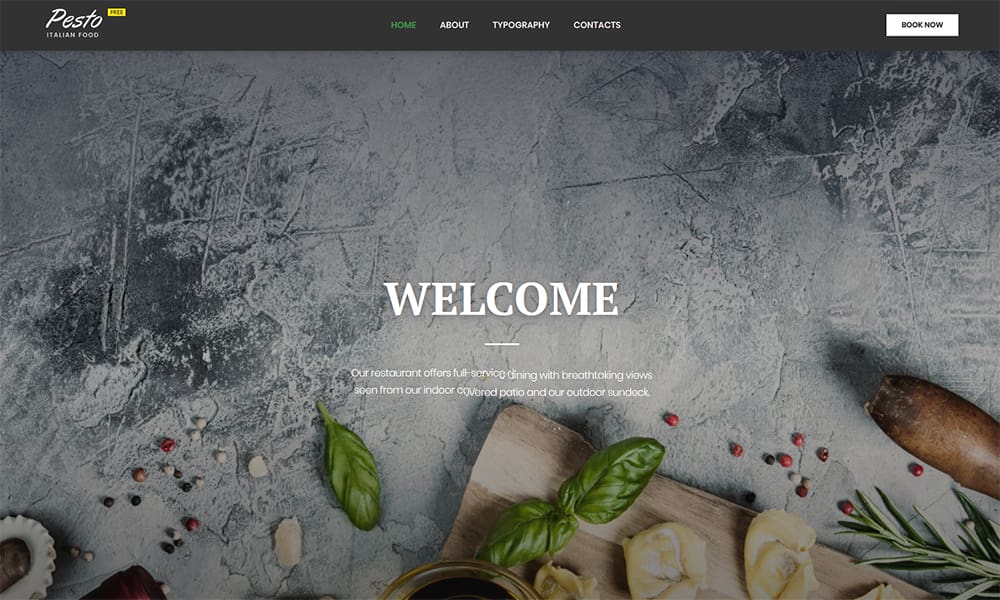 53136 big Modèle HTML gratuit pour site de restaurant