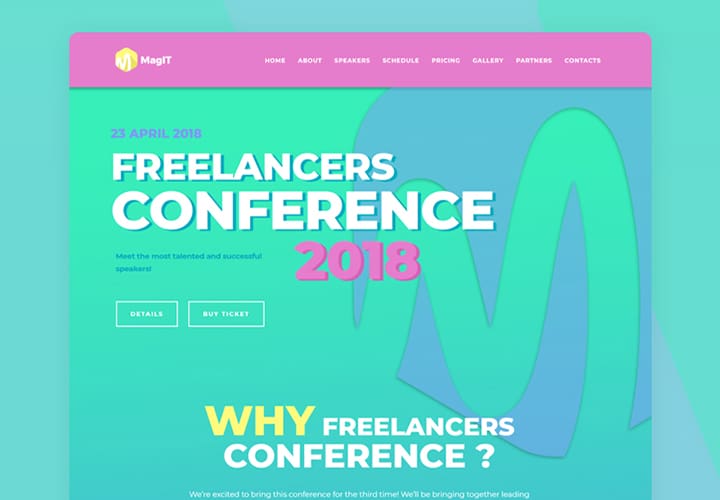 70836 big MagIT - Thème WordPress Elementor pour site de conférences
