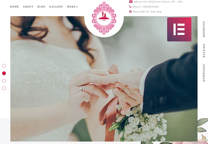 71765 big ForeverLove - Thème WordPress pour page d'atterrissage de site de mariage