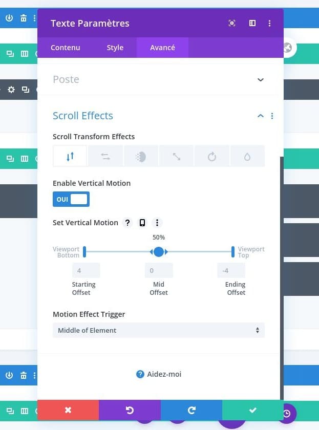 Animation module texte divi Animation module texte divi