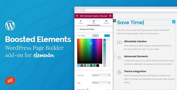 Boosted element elementor plugin