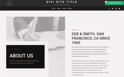 Comment ajouter un titre de site dynamique et un slogan à un en-tête global Divi