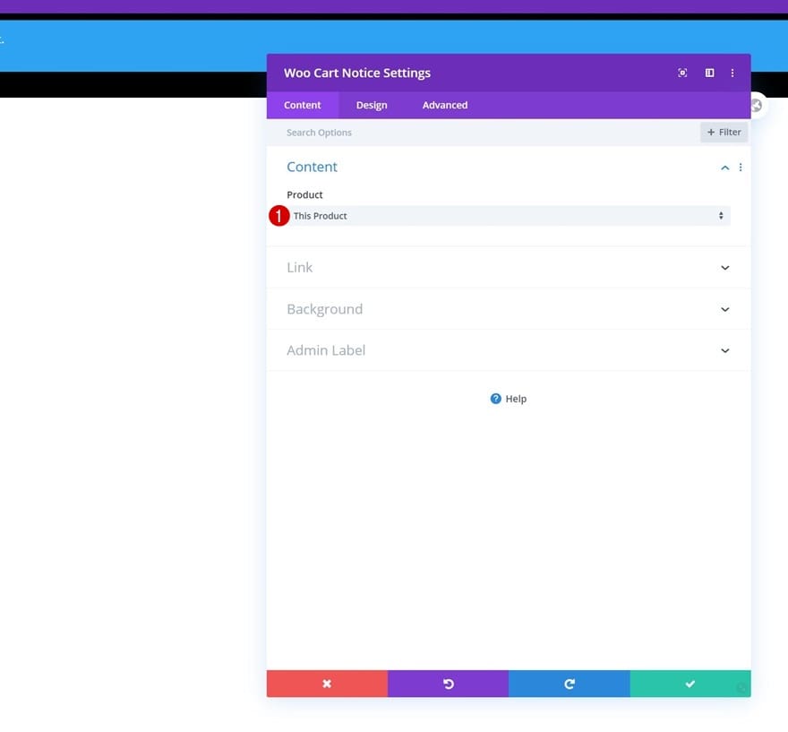 Reglages woo cart notice module divi Reglages woo cart notice module divi