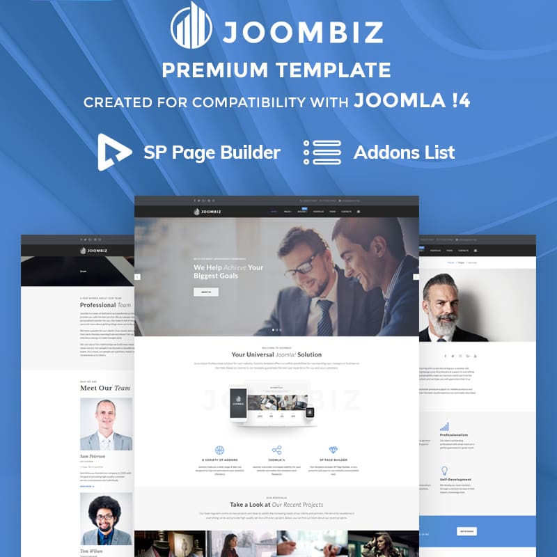 69909 big Joombiz - Elegant Business Company thème Joomla adaptatif