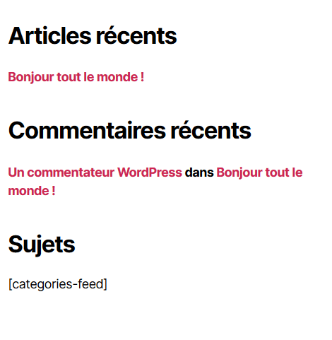 Comment utiliser shortcodes widgets wordpress blogpascher 1