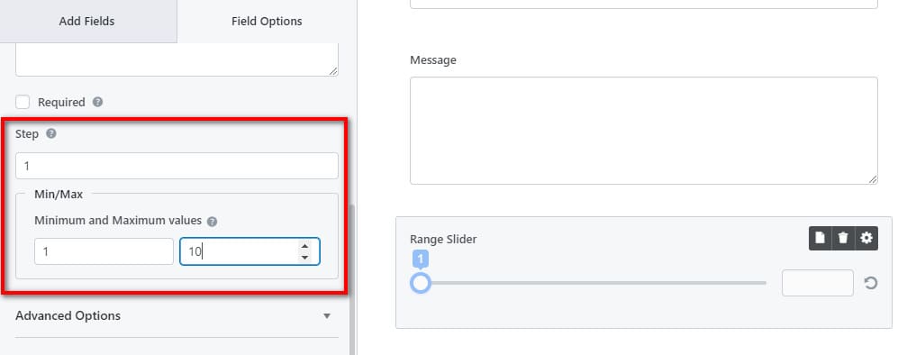Range slider etape blogpascher Range slider etape blogpascher