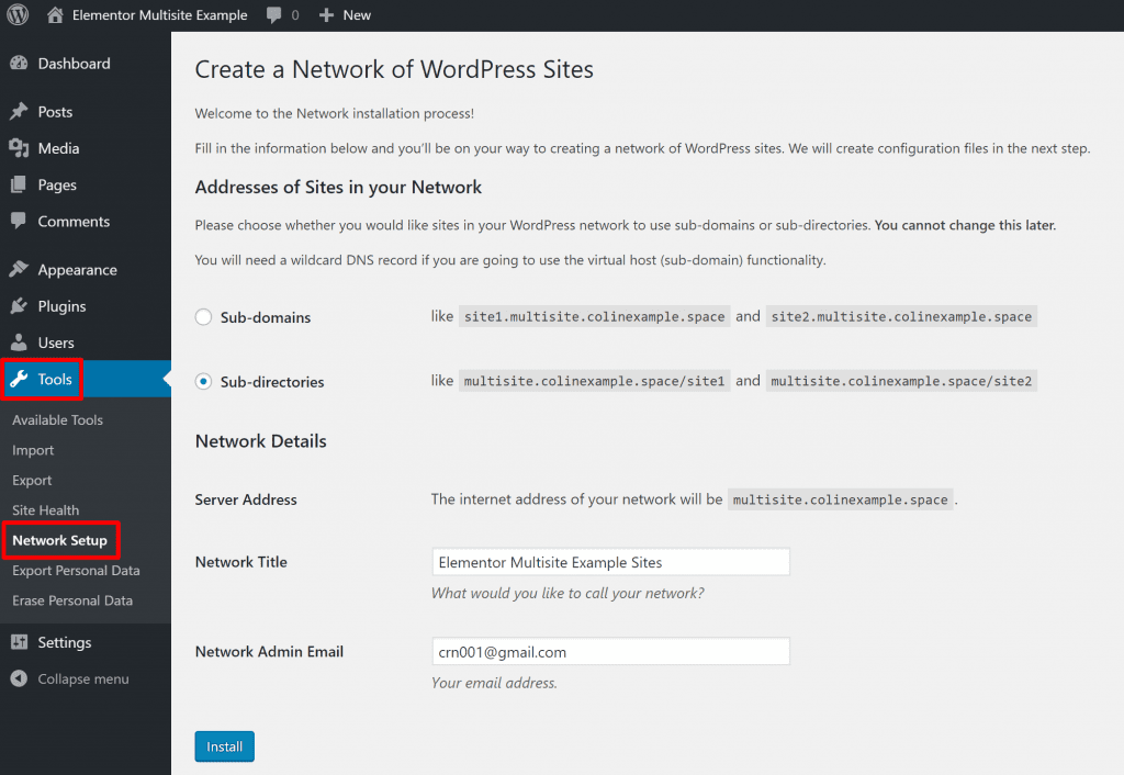 Comment configurer reseau multisite wordpress installateur reseau blogpascher Comment configurer reseau multisite wordpress installateur reseau blogpascher