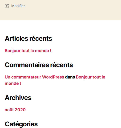 Comment masquer widget wordpress blogpascher 8