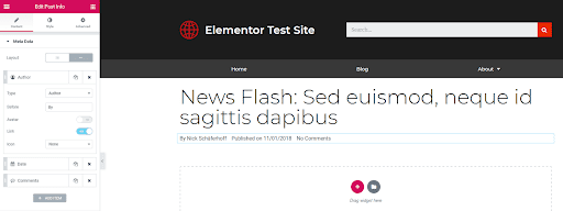 Comment personnaliser theme wordpress elementor entete template 21