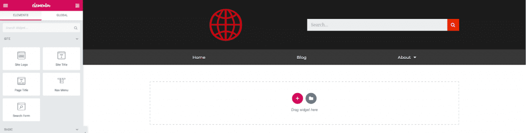 Comment personnaliser theme wordpress elementor entete template 6