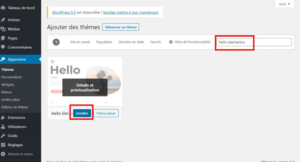 Installation theme gratuit worpress.org blogpascher Installation theme gratuit worpress.org blogpascher