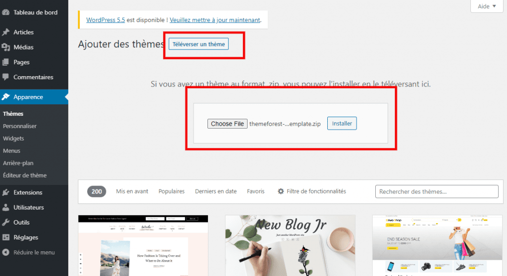 Installation theme wordpress premium blogpascher Installation theme wordpress premium blogpascher