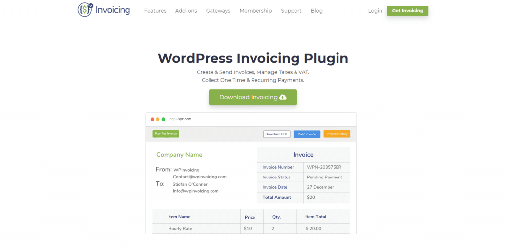 Meilleurs plugins wordpress authorize net blogpascher invoicing