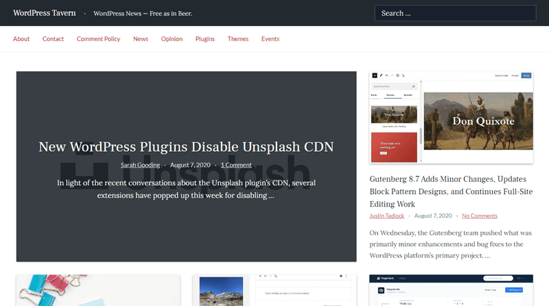 Ressources utiles developpeurs wp tavern blogpascher