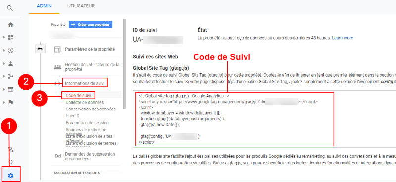 Google analytics code suivi blogpascher Google analytics code suivi blogpascher