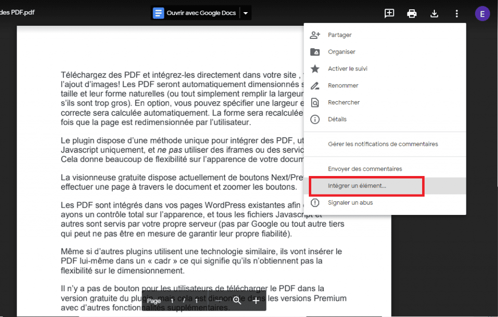 Integrer element google drive blogpascher 1 Integrer element google drive blogpascher 1