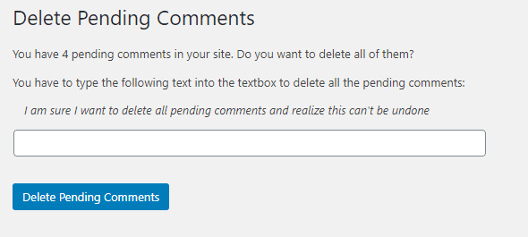 Moderation commentaire en attente blogpascher 5