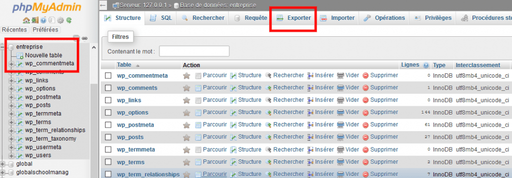 Mysql exporter base donnees blogpascher Mysql exporter base donnees blogpascher