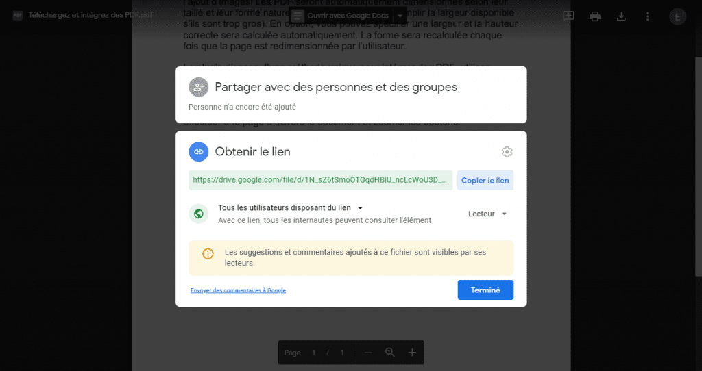 Obtenir lien google drive blogpascher Obtenir lien google drive blogpascher
