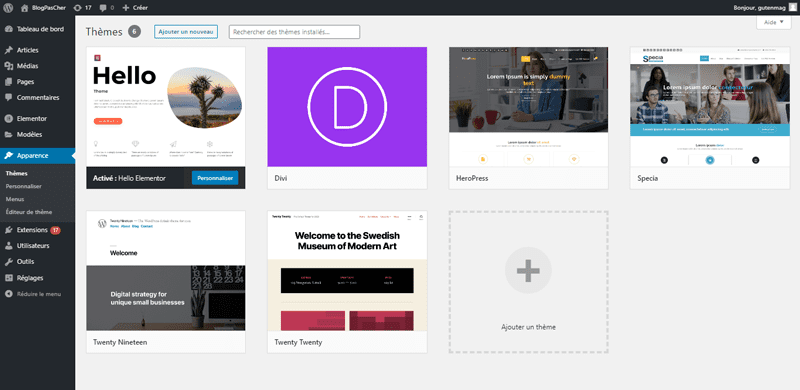 Настройка тем для WordPress blogpascher Настройка тем для WordPress blogpascher