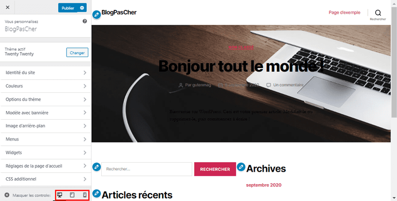 Настройка WordPress тем для мобильных устройств Настройка WordPress тем для мобильных устройств
