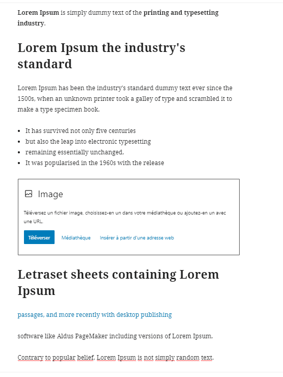 Wordpress microsoft word coller texte editeur blocs Wordpress microsoft word coller texte editeur blocs