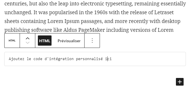 Code integration video html