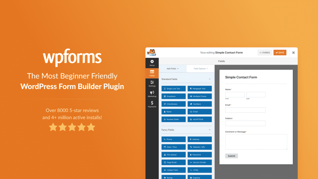 wpforms -meilleur plugin personnaliser page accueil » BlogPasCher
