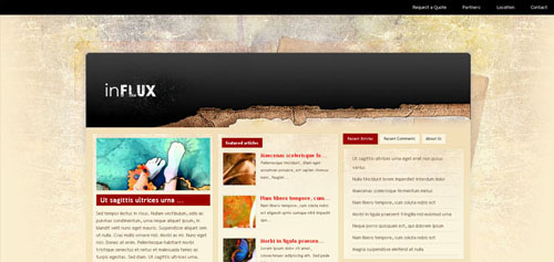 thème wordpress afflux