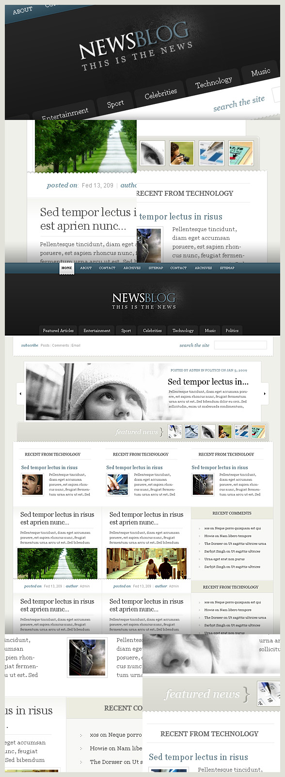 news theme