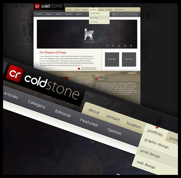 Aperçu du thème: ColdStone |  Blog sur les thèmes élégants