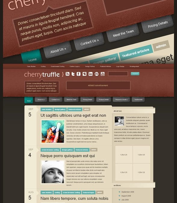 Nouveau thème: CherryTruffle |  Blog sur les thèmes élégants