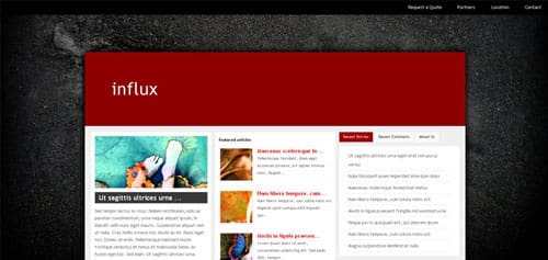 thème wordpress afflux