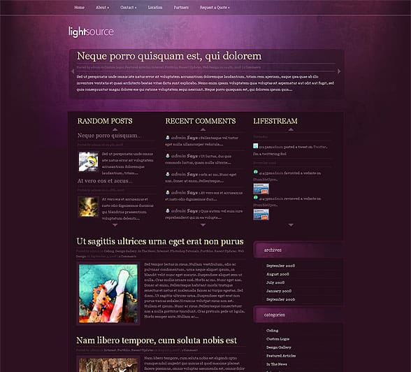 Nouveau thème: LightSource |  Blog sur les thèmes élégants