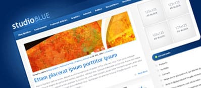 Nouveau thème: StudioBlue |  Blog sur les thèmes élégants