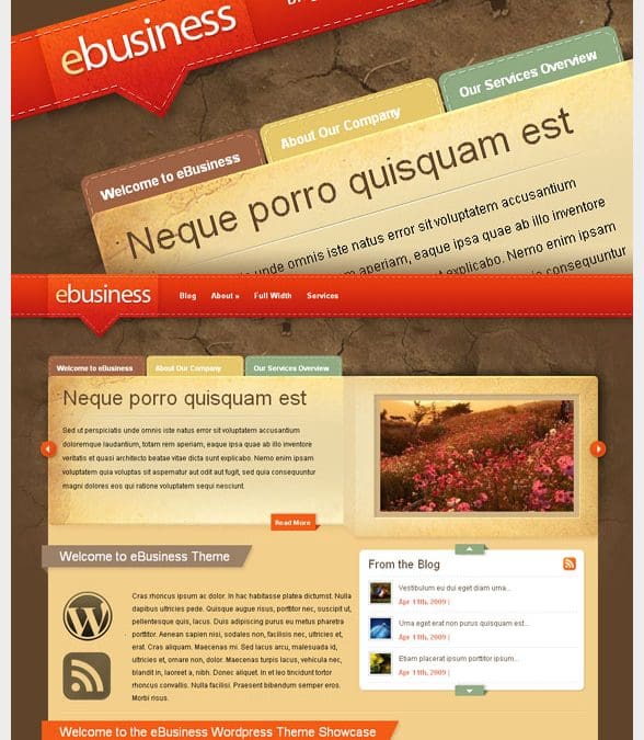 Nouveau thème: eBusiness |  Blog sur les thèmes élégants