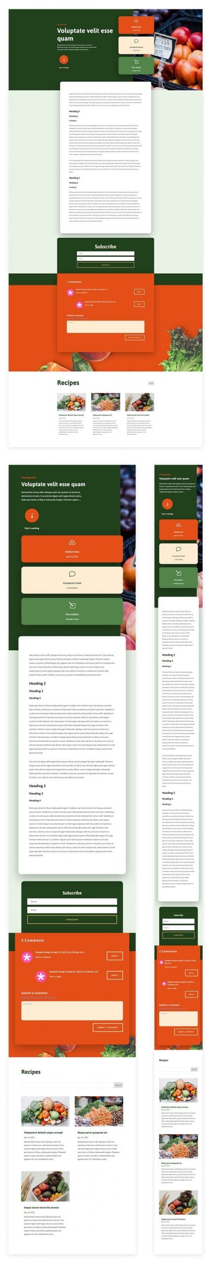 Téléchargez un modèle d&rsquo;article de blog GRATUIT pour le pack de mise en page de la boîte de produits de Divi