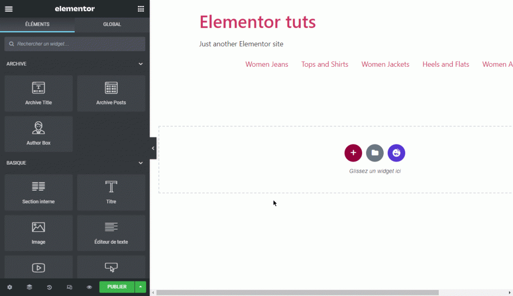 comment-creer-une-page-personnalisee-darchive-dauteur-dans-elementor-4 » BlogPasCher