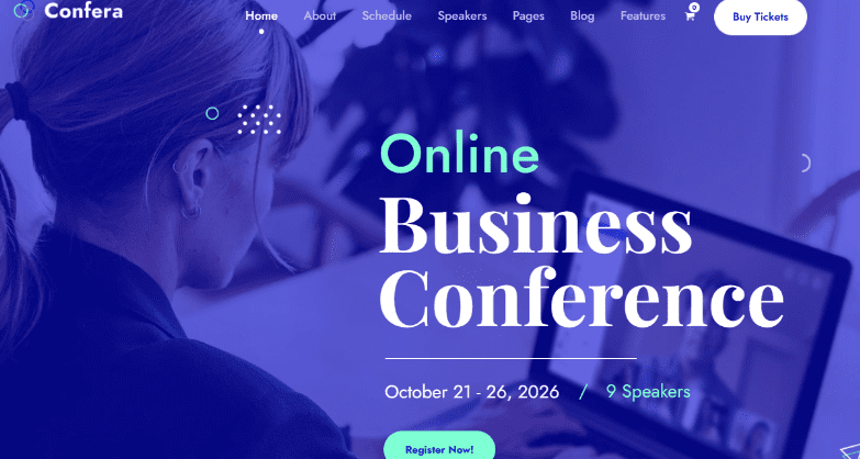 confera-theme wordpress conference » BlogPasCher