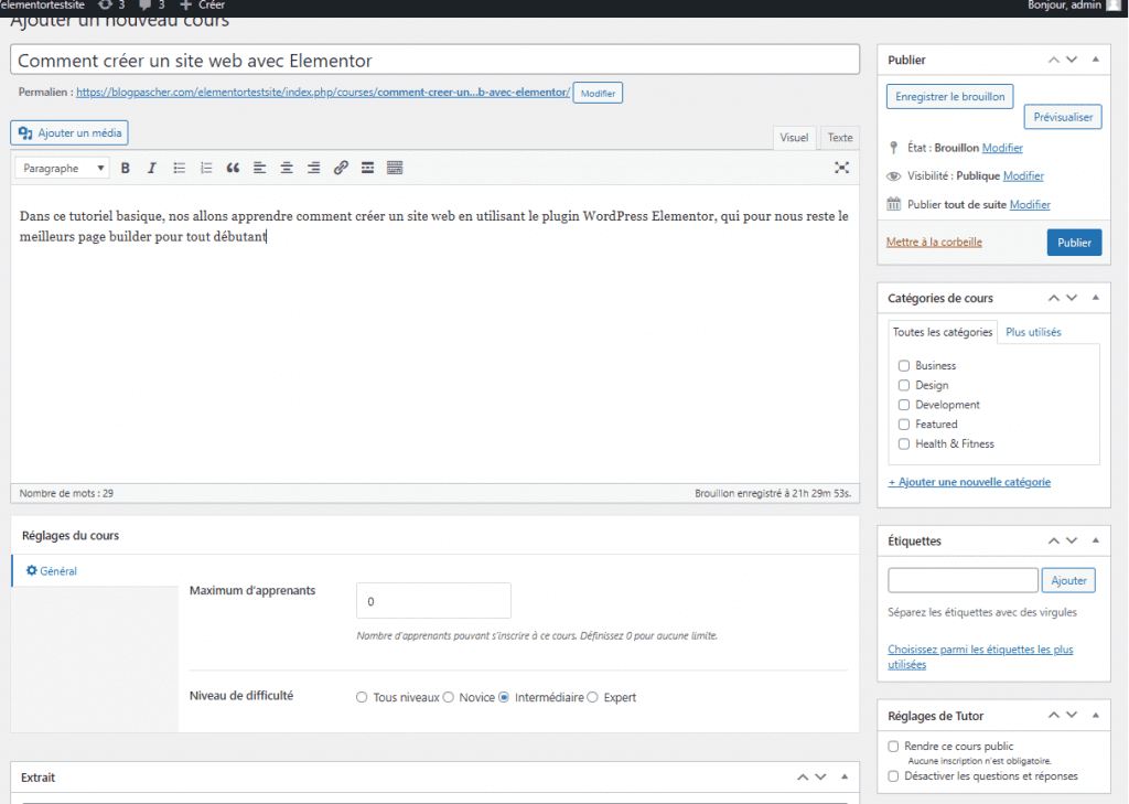 creer-un-cours-en-ligne-avec-tutor-lms-et-elementor-1 » BlogPasCher