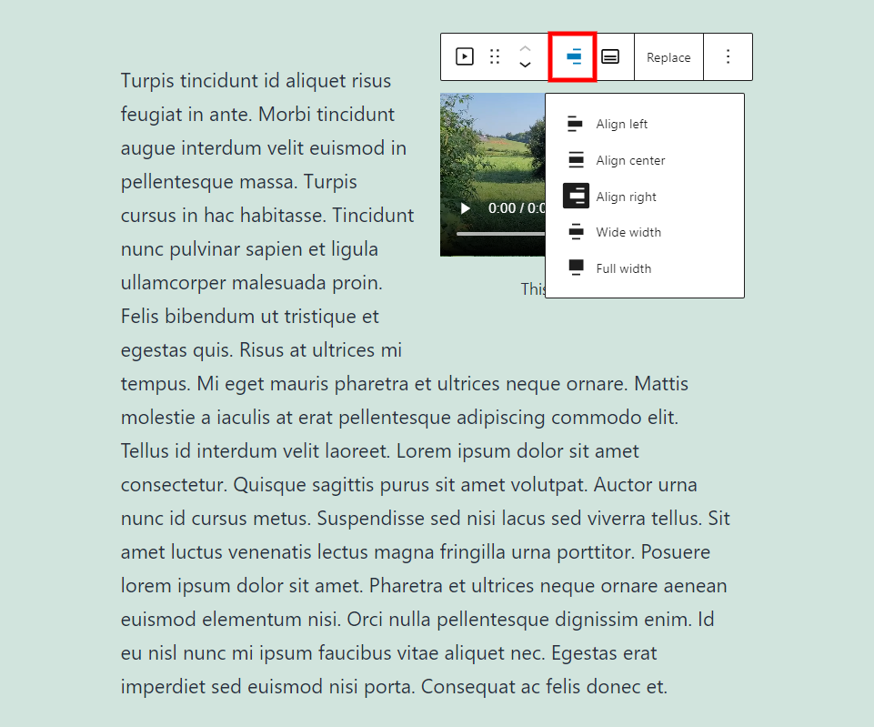 » BlogPasCher Alignement de changement de bloc vidéo