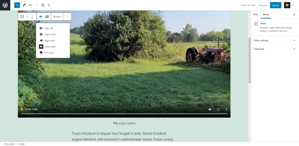 » BlogPasCher Alignement de changement de bloc vidéo